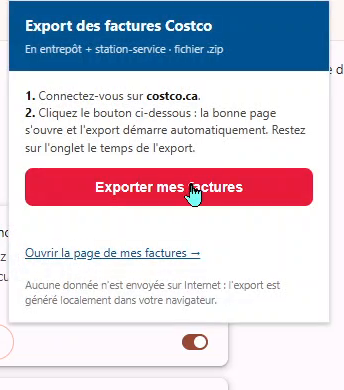 Ouvrez le panneau