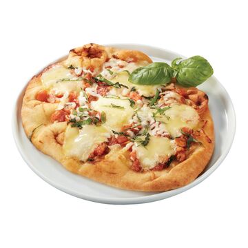 metrogo! Pizza à la bruschetta et aux bocconcini sur pain naan
