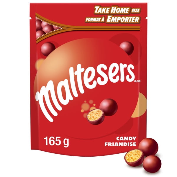 MALTESERS, bouchées au chocolat au lait, sachet, 165 g
