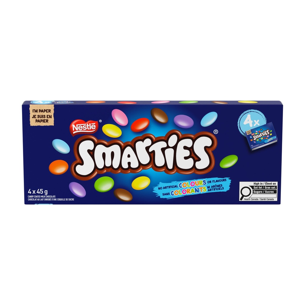 SMARTIES Friandises, Emballages Multiples