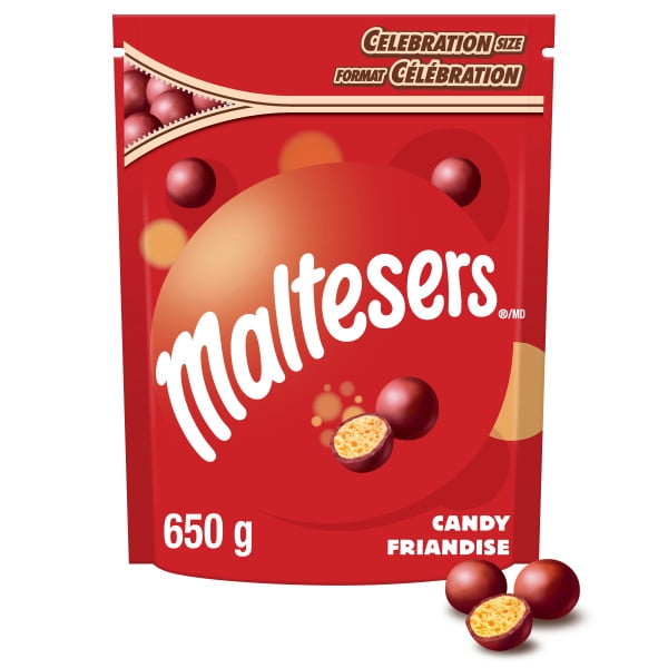 MALTESERS, bouchées au chocolat au lait, format Célébration, 650g