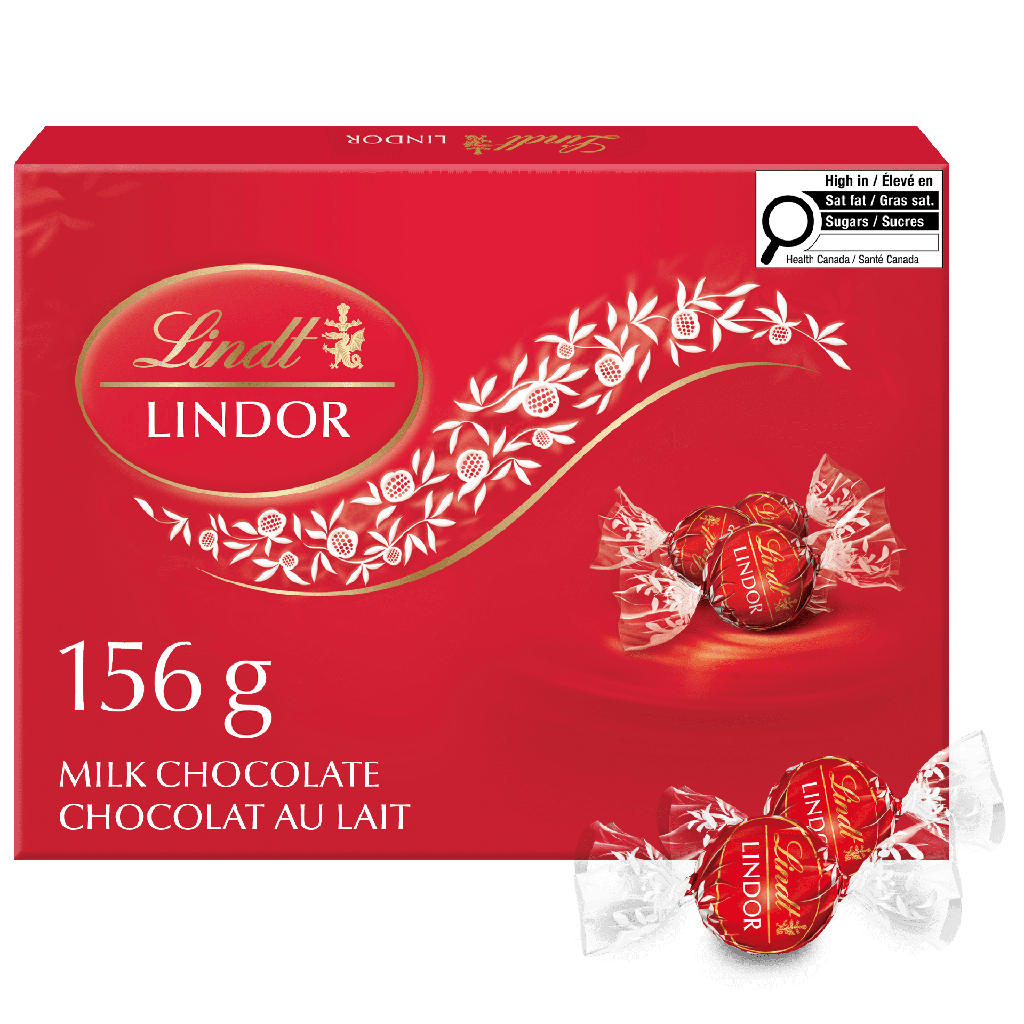 Truffes LINDOR au chocolat au lait de Lindt&nbsp;– Boîte (156&nbsp;g)