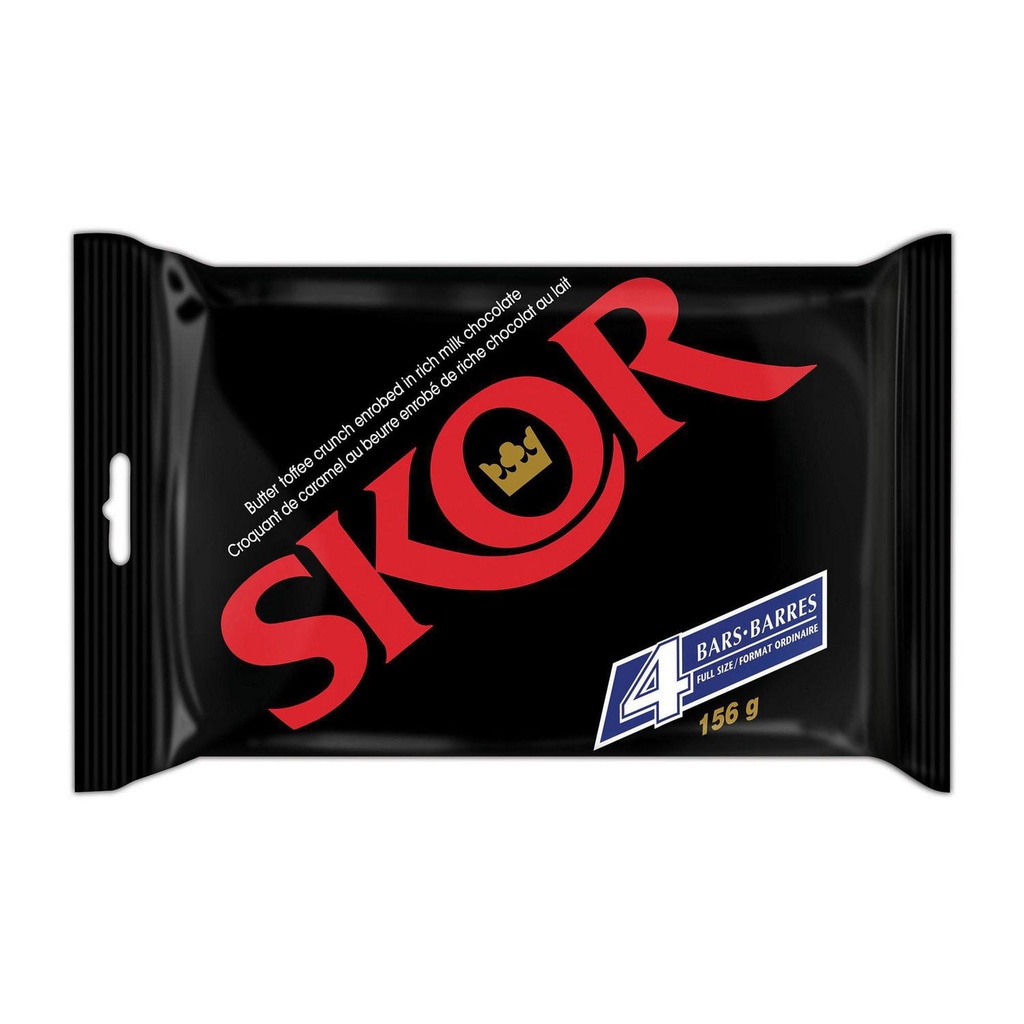 Hershey's SKOR Barres de Chocolat Lot de 4