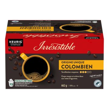 Irrésistible Dosettes de café K-Cup de torréfaction moyenne, Format économique