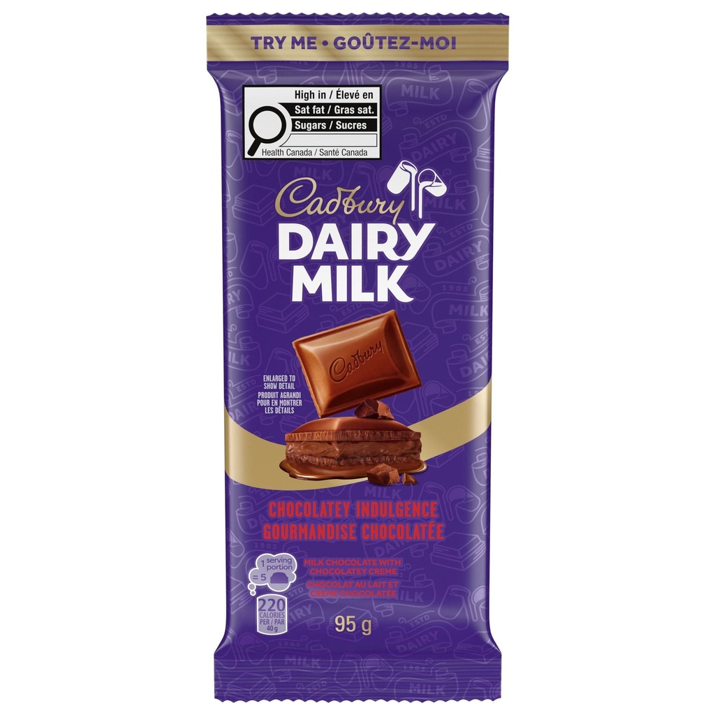 Cadbury Dairy Milk Chocolatey Indulgence Chocolate Bars