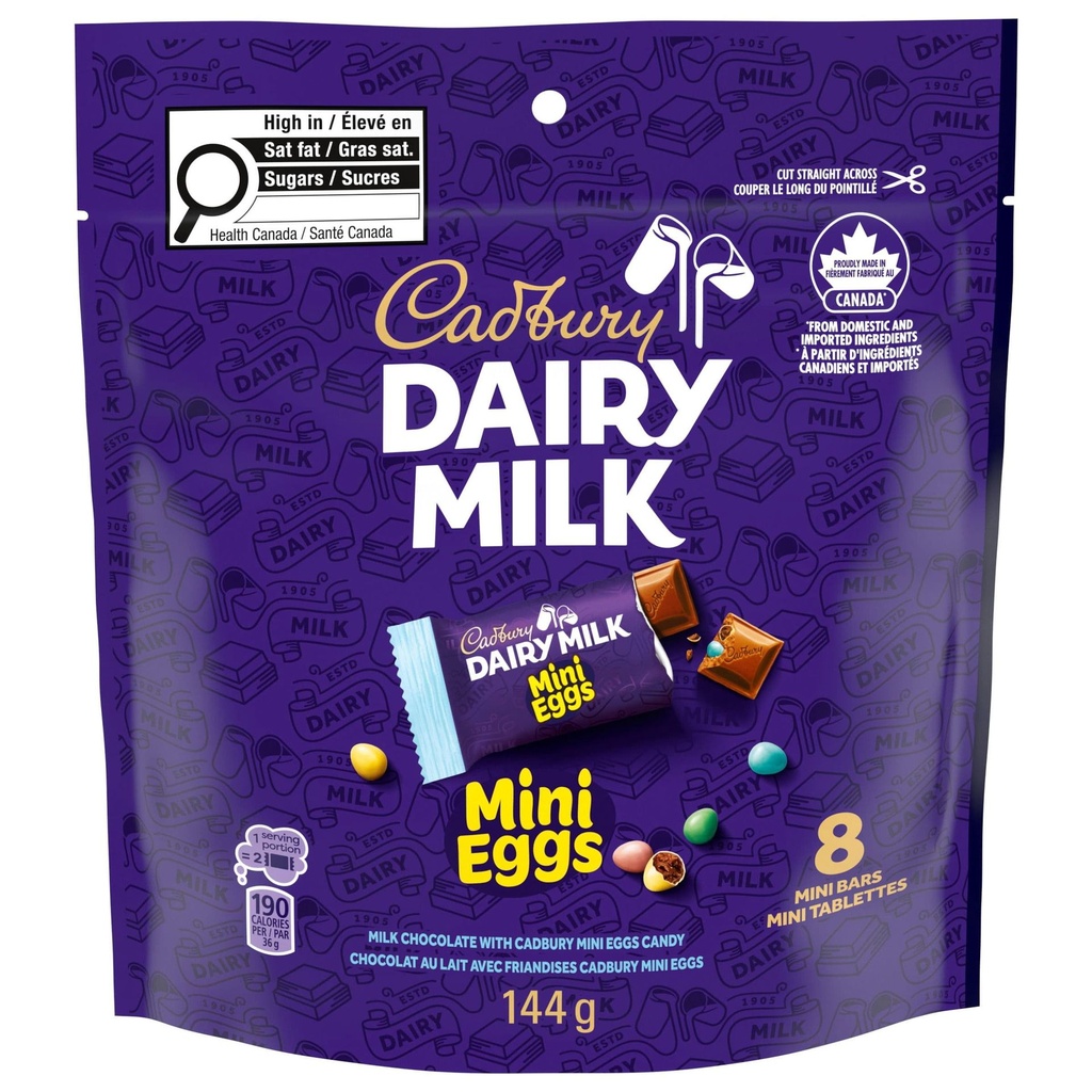 CADBURY DAIRY MILK Mini Eggs Mini Tablettes 144 g