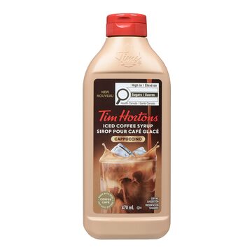Sirop pour café glacé cappuccino