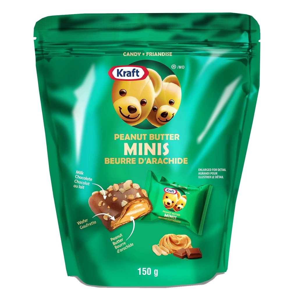 Bonbons au beurre d'arachide Kraft Minis