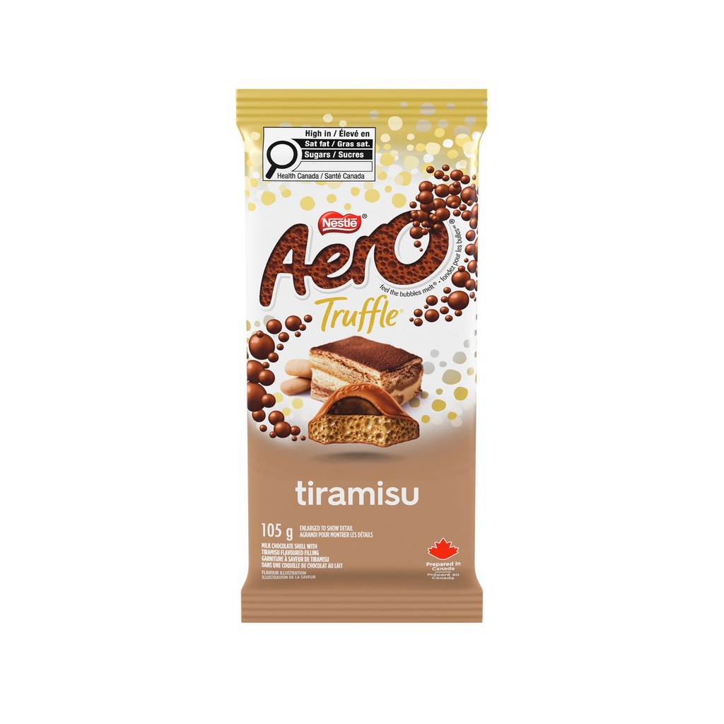 AERO Barre De Chocolat Au Lait Truffle Tiramisu
