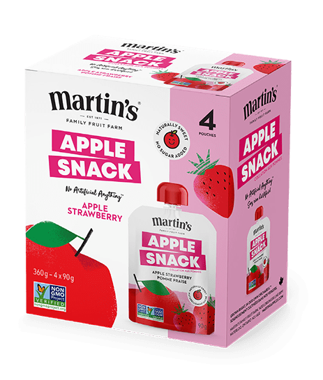 Martin's Apple Snack Fraise Apple Snack 4 Sachets