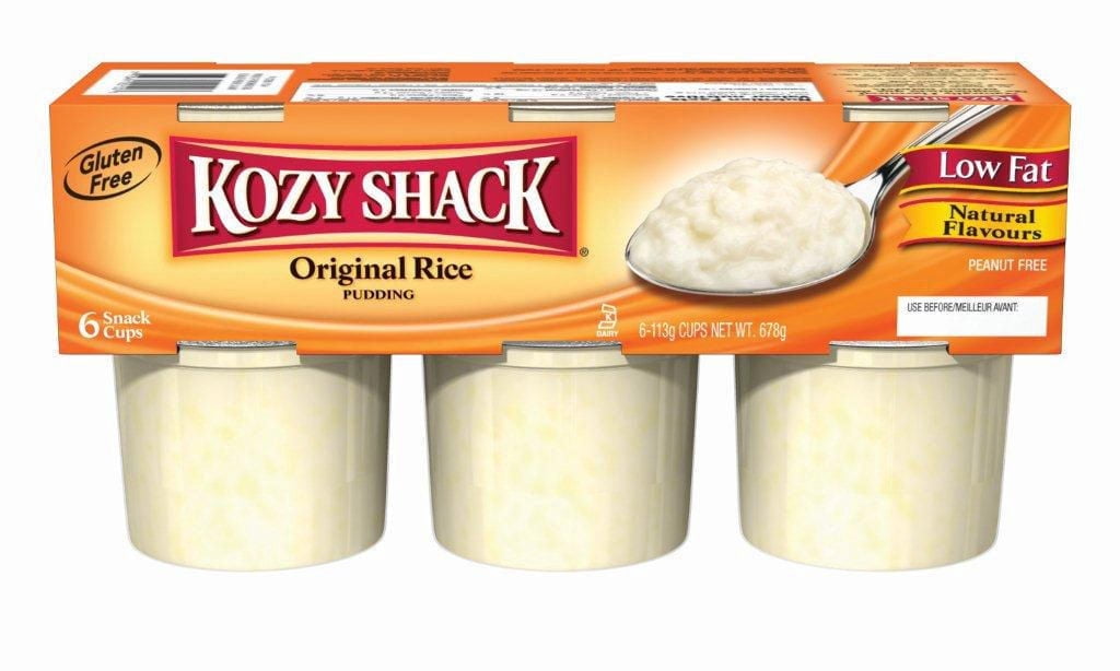 Kozy Shack Pouding au Riz Original Sans Gluten, 6x113g