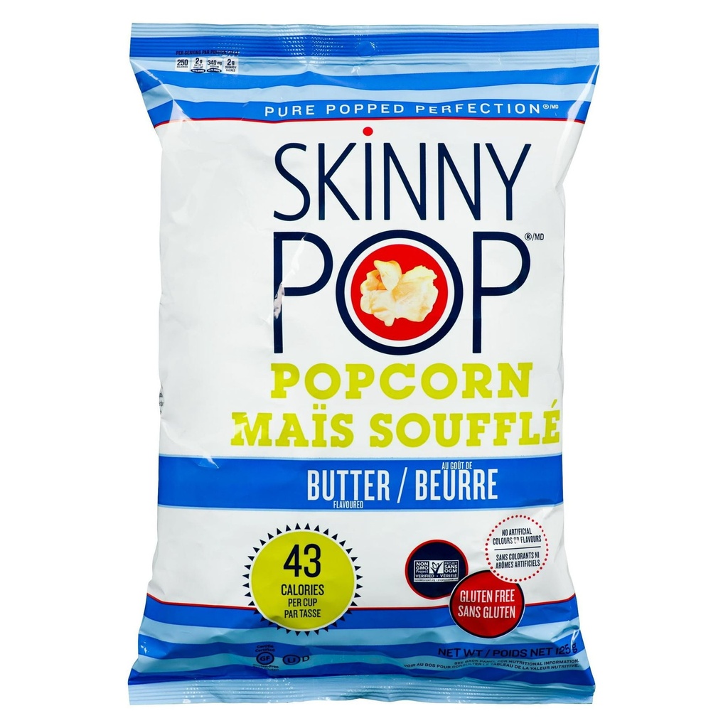 SkinnyPop maïs soufflé au beurre