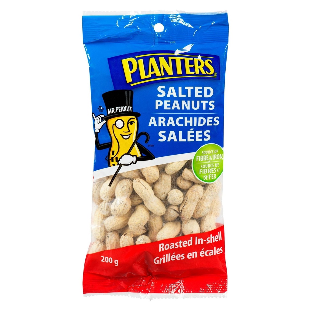 Arachides grillées en écales de Planters