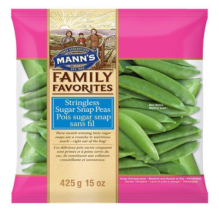 Pois sucrés sans-fil Family Favourites de Mann's 15 oz