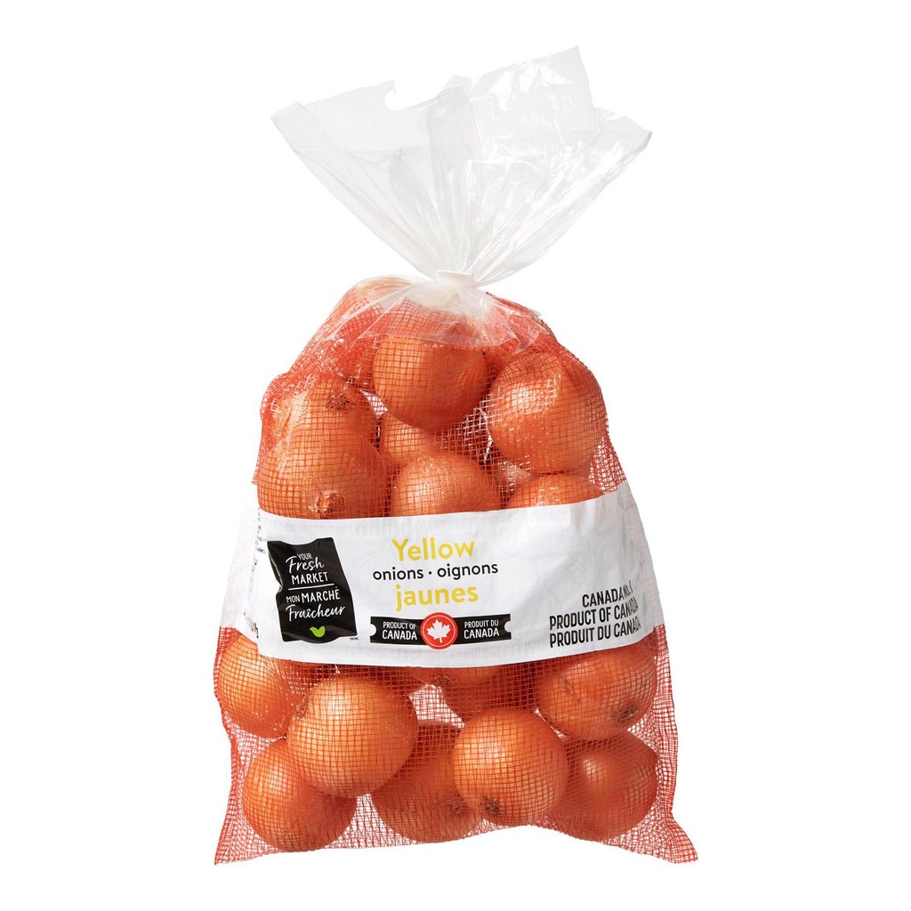 Oignons jaunes, Mon marché fraîcheur 4,54 kg