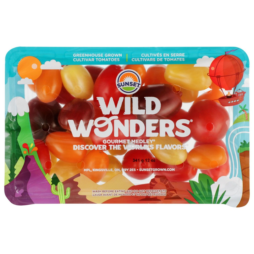 Tomates Gourmet Medley SUNSET Wild Wonders, 12oz