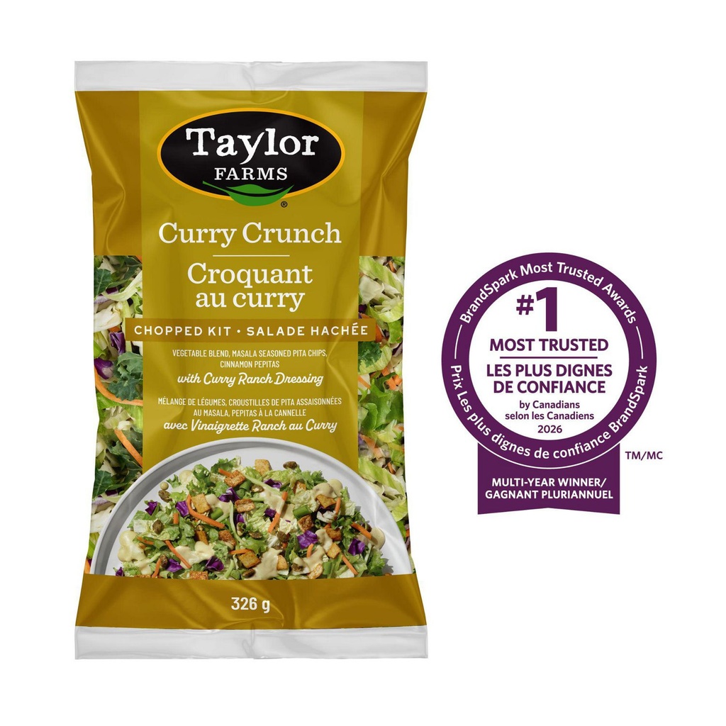 Taylor Farms Croquant au curry Salade Hachee 326g