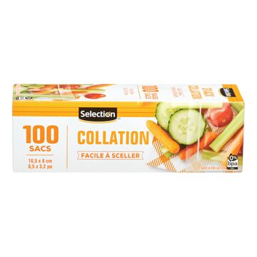 Selection Sacs pour collation refermables