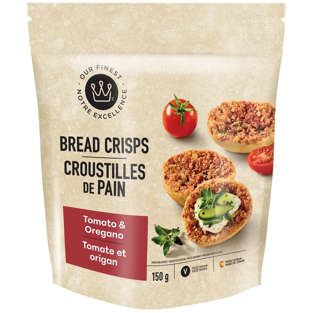 Croustilles de pain Tomate et origan Notre Excellence