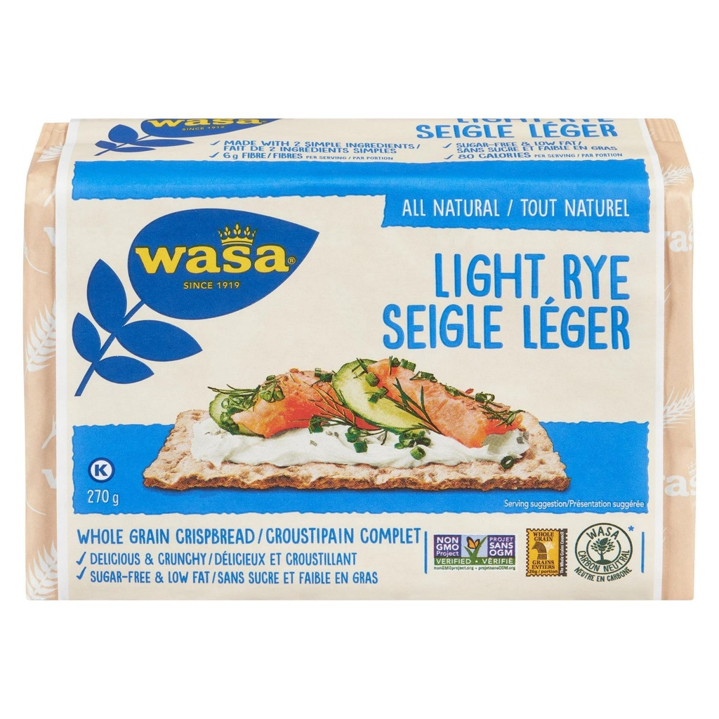 Wasa Seigle Leger Croustipain Complet 270gr