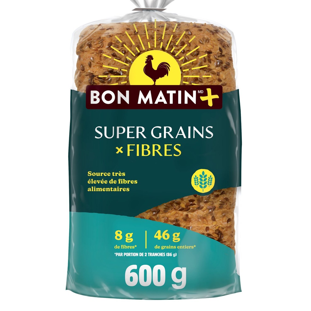 POM Pain Super Grains x fibres Bon Matin Plus