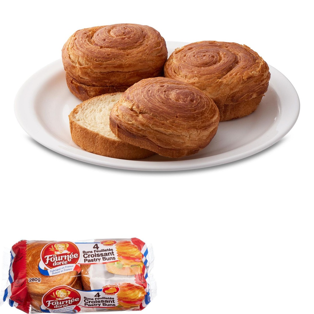 Buns feuilletés La fournée dorée