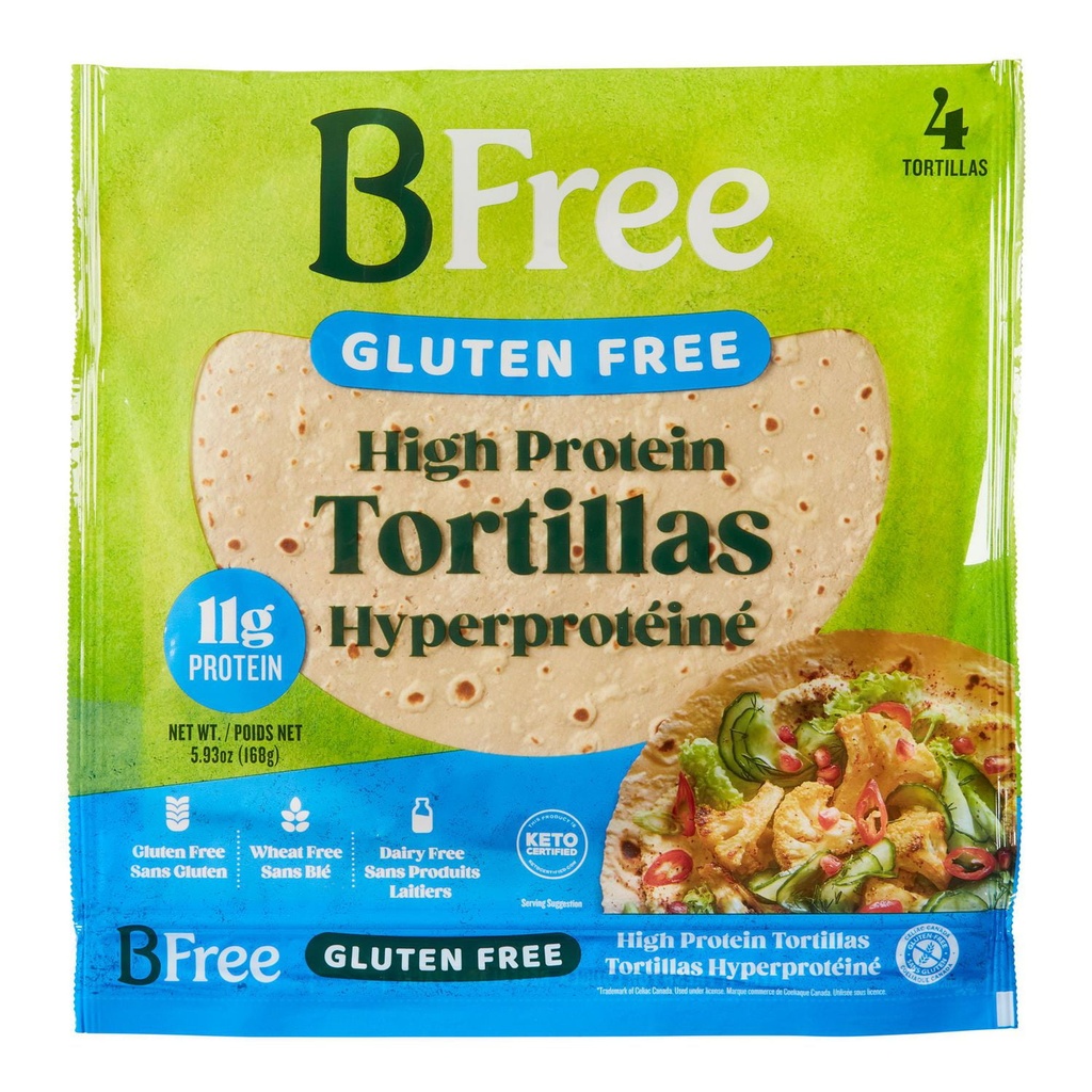 Tortillas hyperprotéinées sans gluten BFree