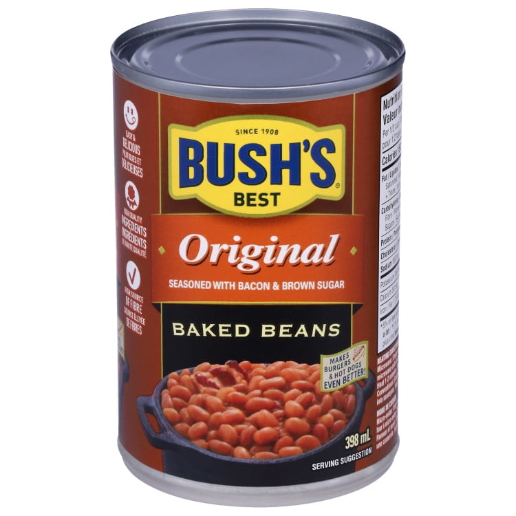 BUSH'S® Fèves au Lard Originales Assaisonnées de Bacon et de Cassonade