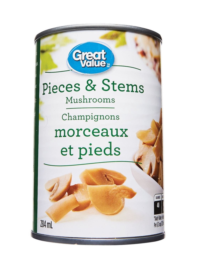 Great Value Champignons Morceaux et Pieds