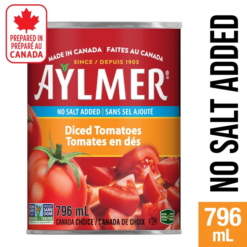 AYLMER TOMATOES Tomates Aylmer En dés, sans sel ajouté