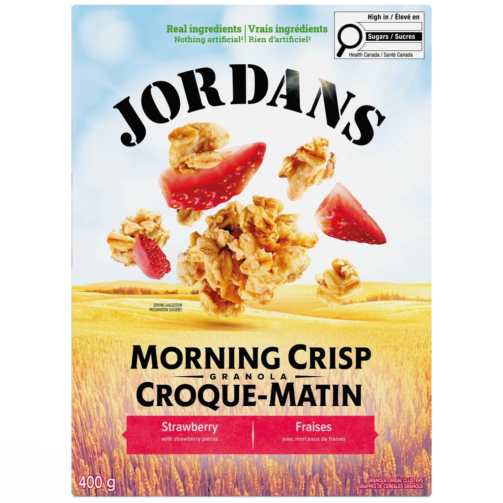 Céréales granola Croque-Matin Fraises Jordans