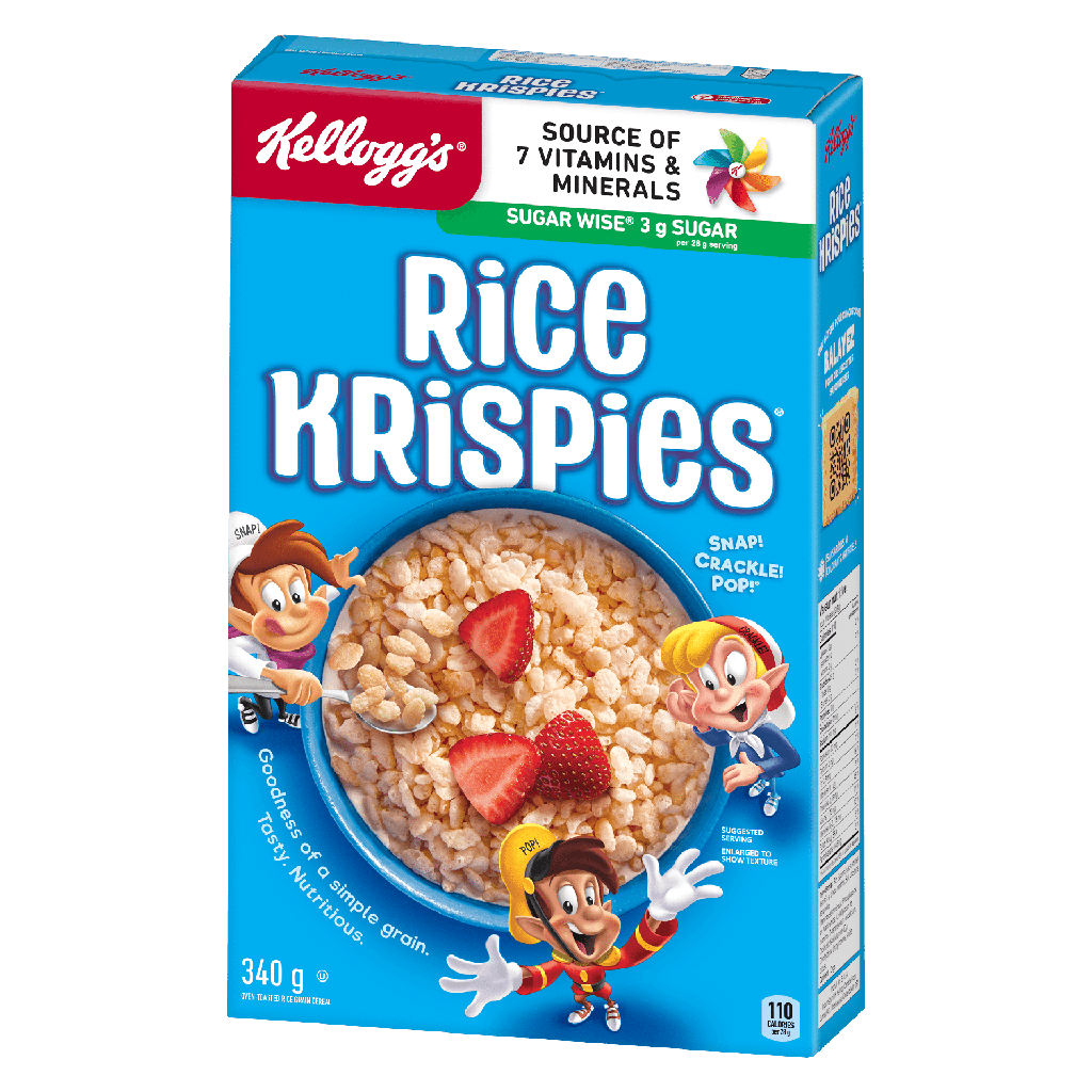 WK Kellogg's Rice Krispies Céréales Rice Krispies de Kellogg's 340 g