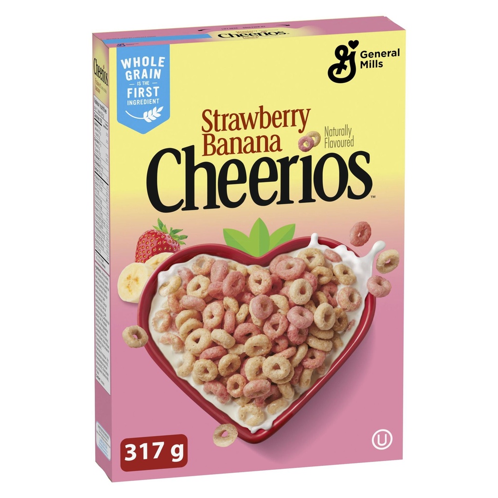 Cheerios Fraises et bananes Saveurs naturelles, 317g