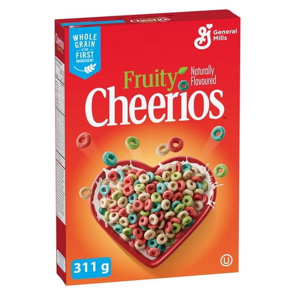 Céréales Déjeuner Fruity Cheerios, Grains Entiers, 311 g