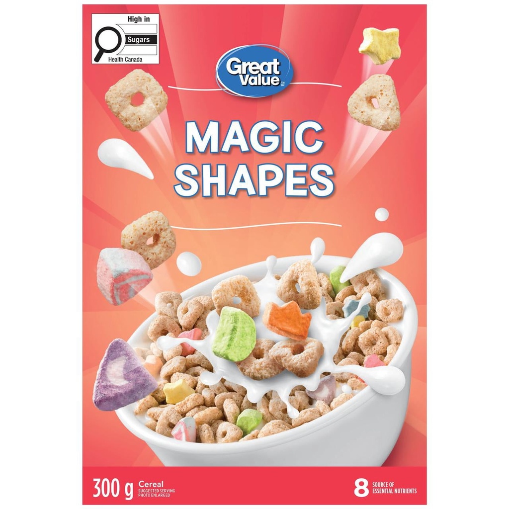 E-GREAT VALUE PL Céréales Formes magiques Great Value