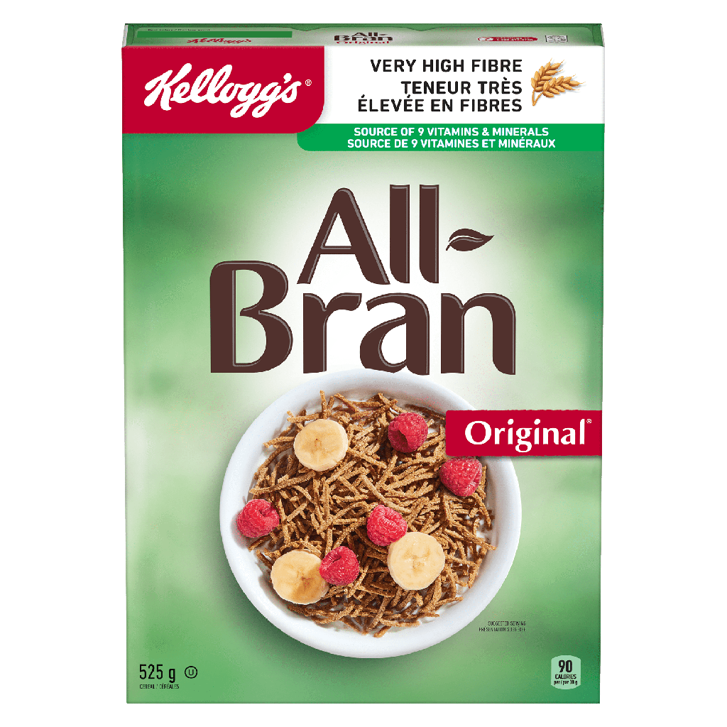 All-Bran® Céréales Kellogg's* All-Bran* Original, 525g