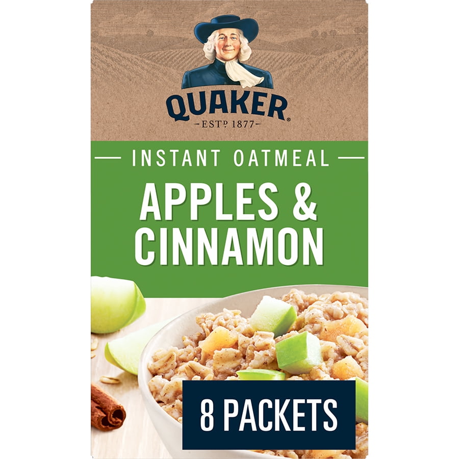Instant Quaker Oats Quaker Gruau instantané Pommes et cannelle