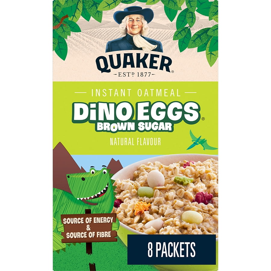 Instant Quaker Oats Quaker Gruau instantané Dinosœufs
