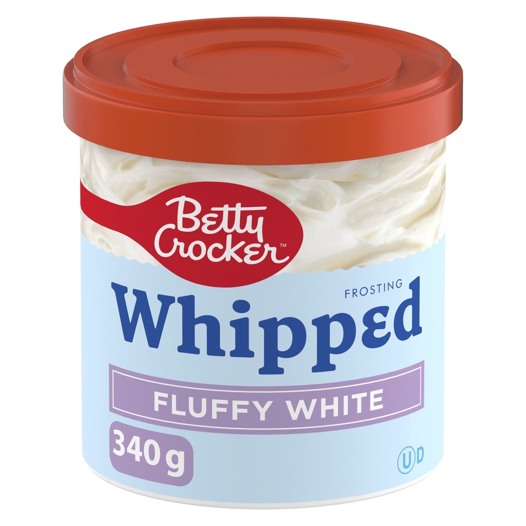 Betty Crocker Glaçage fouetté, vanille blanche moelleuse, sans gluten