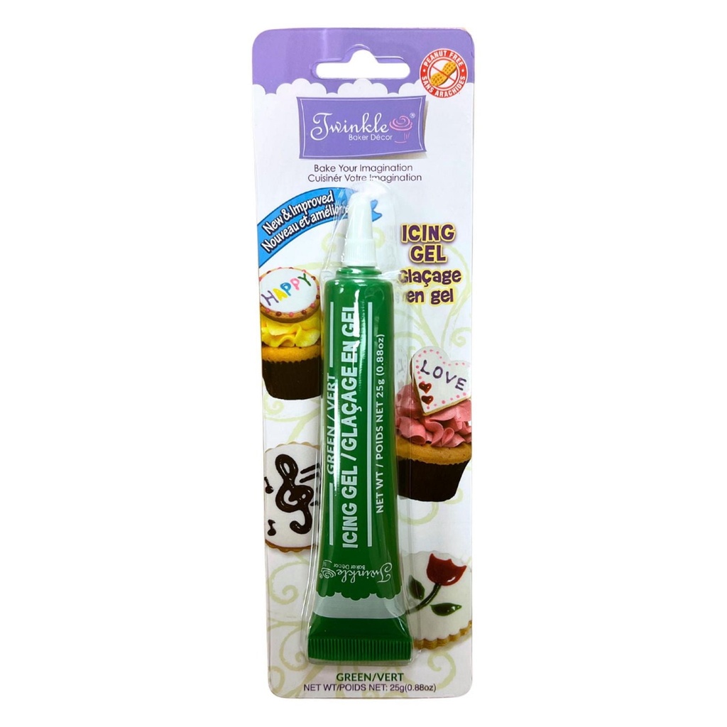 Twinkle Icing Gel Pen  - Vert