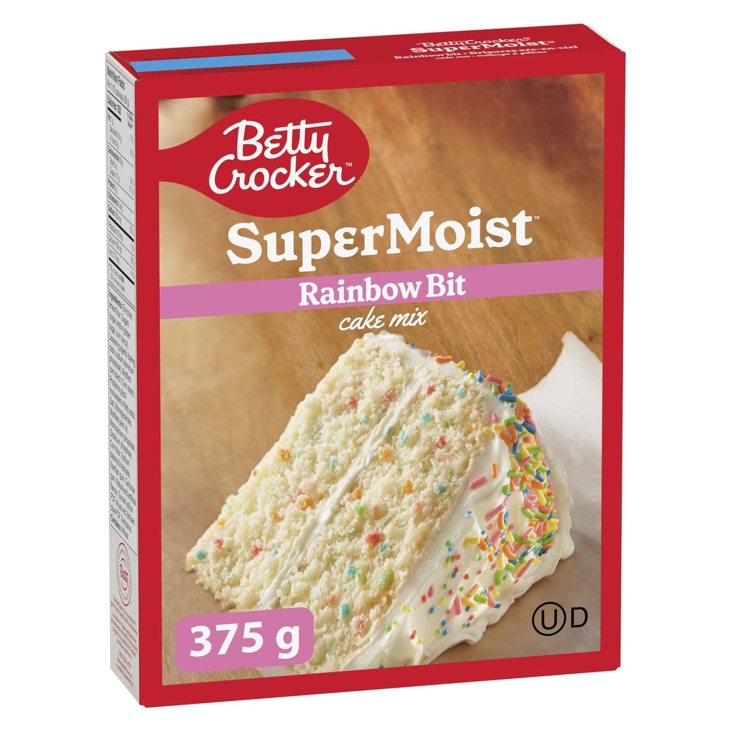 Betty Crocker Mélange à gâteau Super Moist Brisures arc-en-ciel