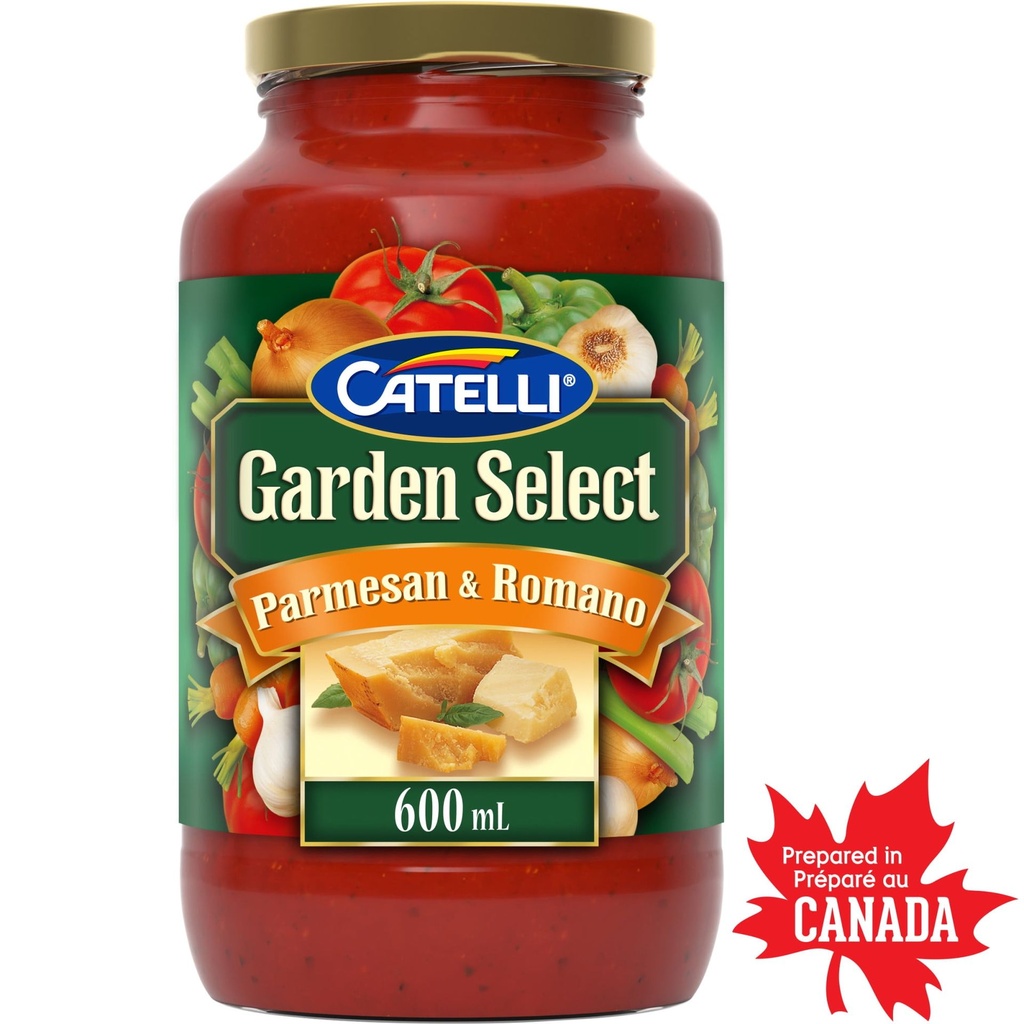 Catelli Sauce Pour Pâtes Sélection Du Jardin Parmesan Et Romano, Pot