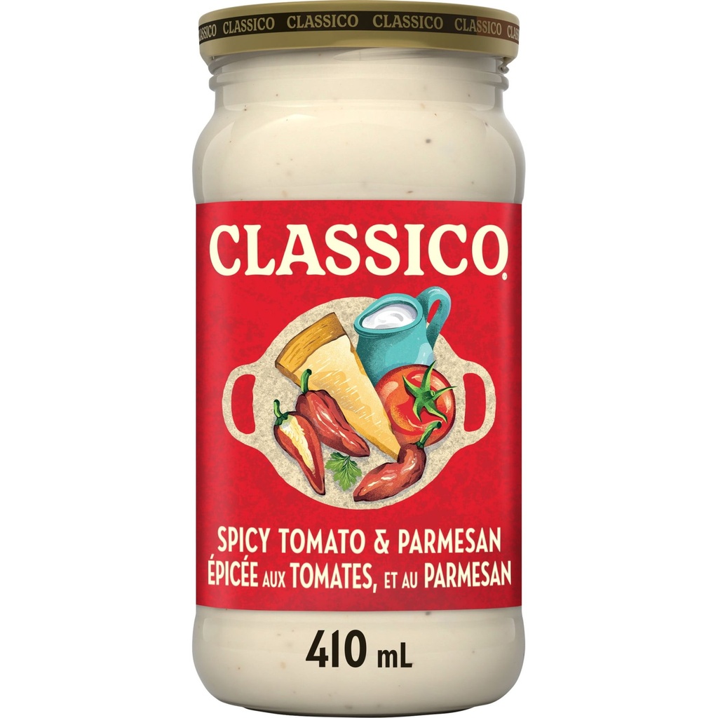 Classico Sauce Pour Pâtes Épicées Aux Tomates Et Au Parmesan