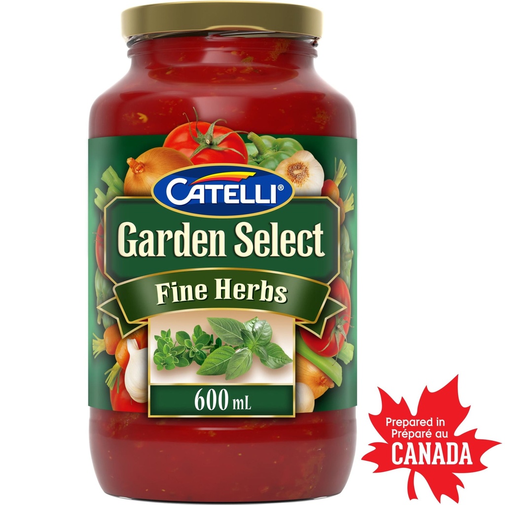 Catelli Sélection de Jardin Sauce Pour Pâtes Sélection Du Jardin Fines Herbes, Pot