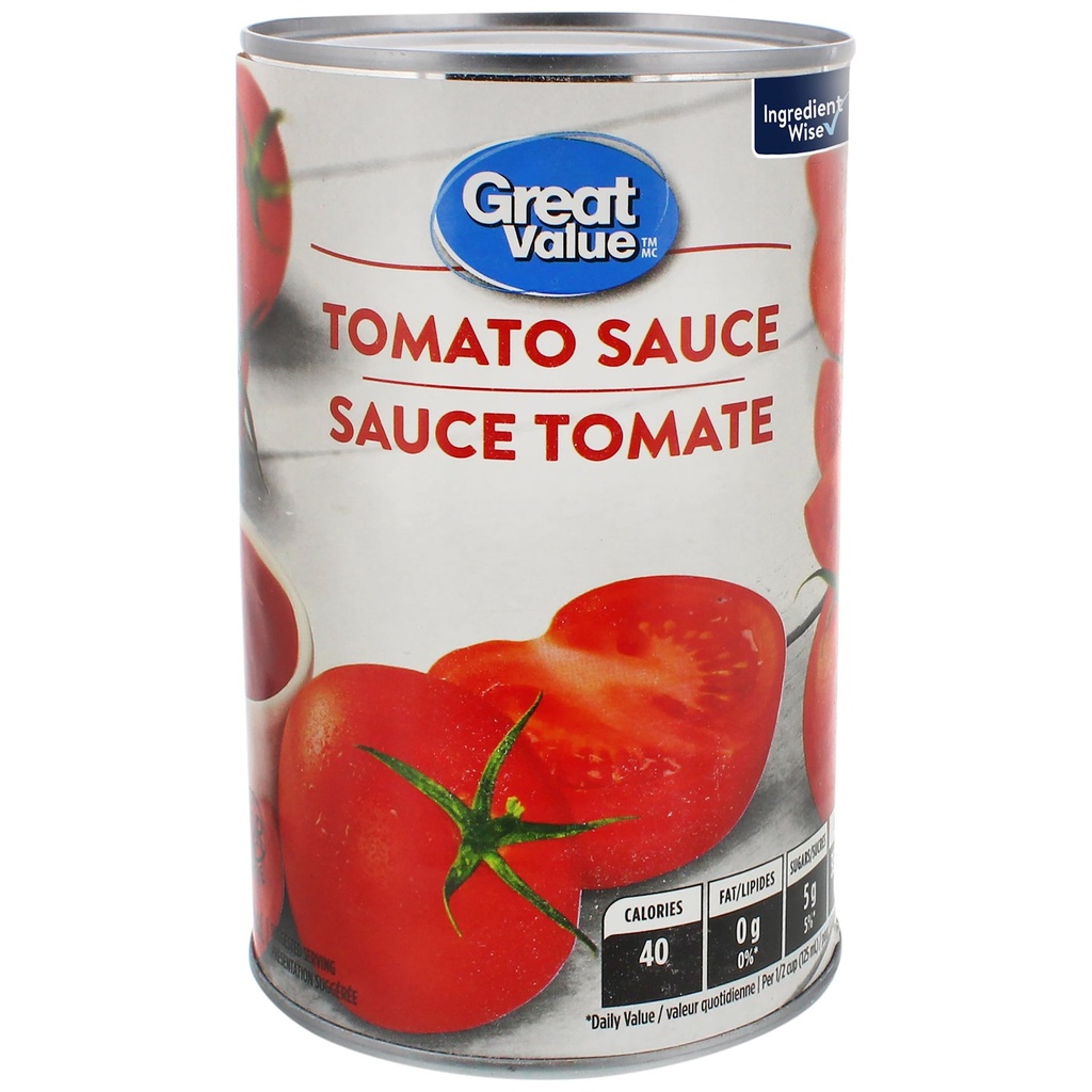 Great Value Sauce Tomate