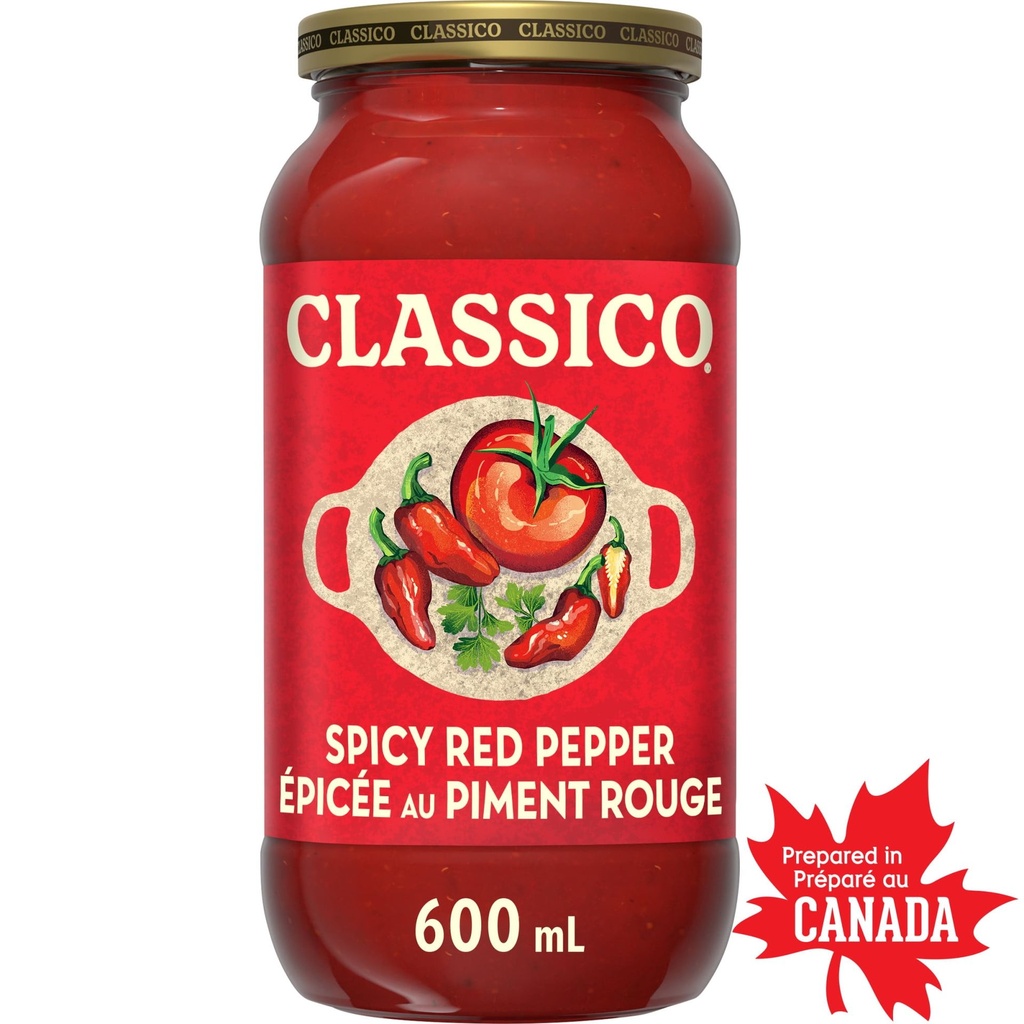 Classico Sauce Pour Pâtes Épicée Au Piment Rouge