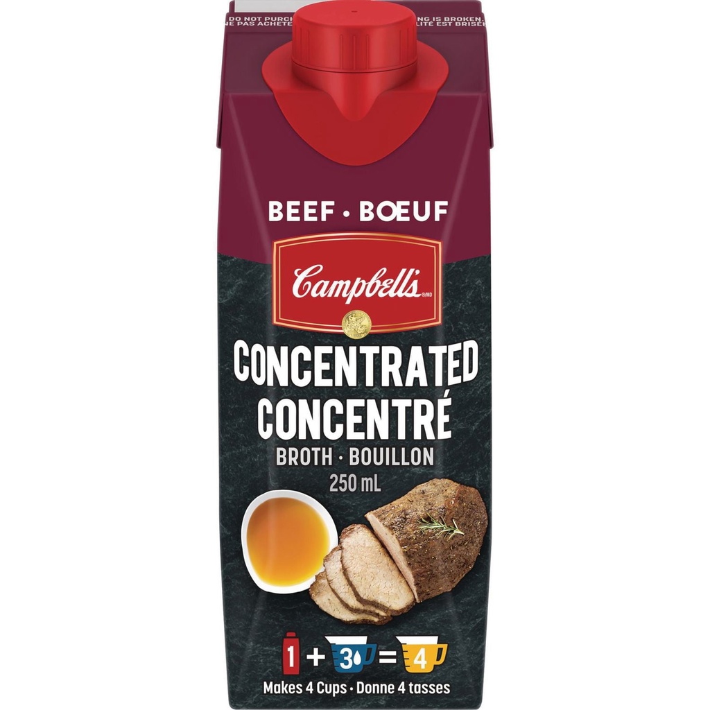 Campbell's® Bouillon de Bœuf Concentré, Stable à l'Entreposage