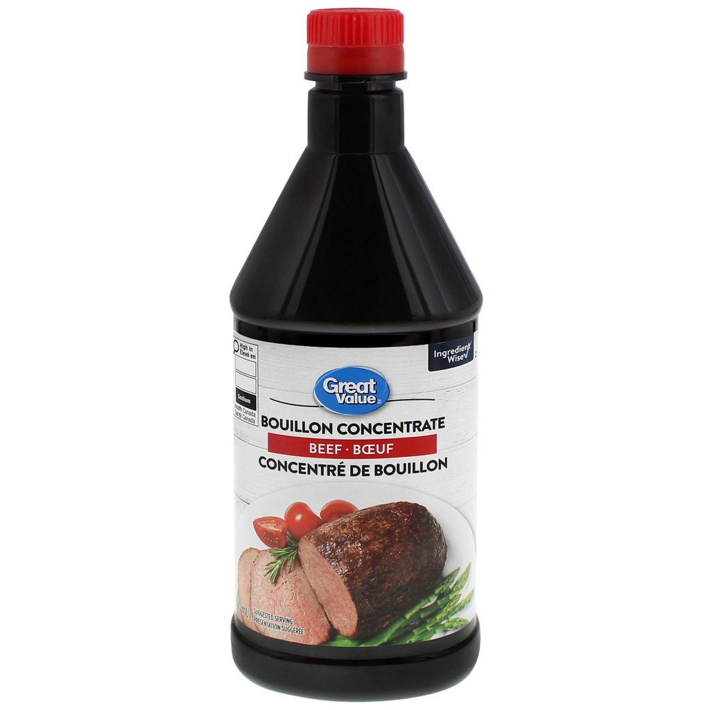 Great Value Concentré de Bouillon de Bœuf