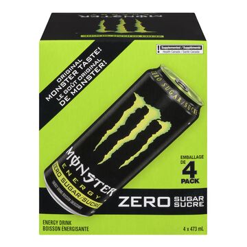 Boisson énergisante zéro sucre à saveur originale