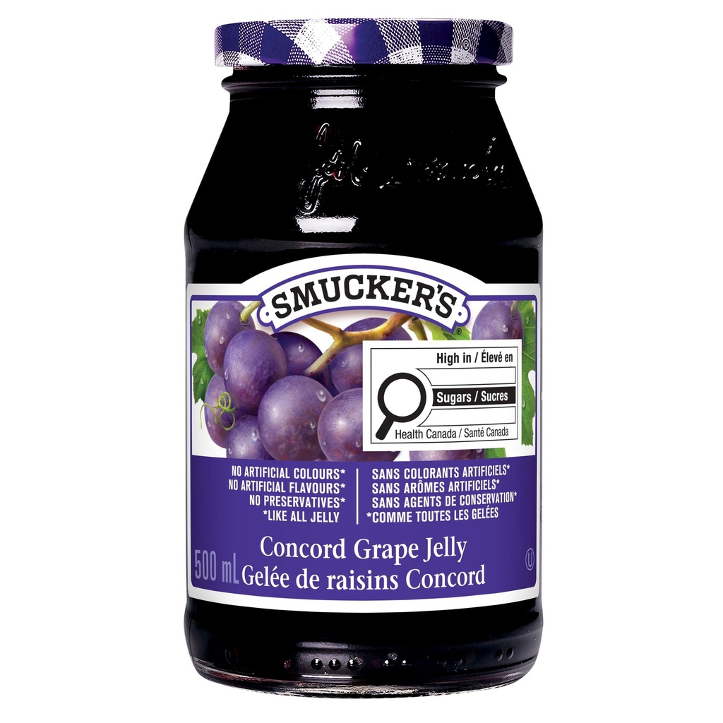 Smucker's gelee de raisins 500ml